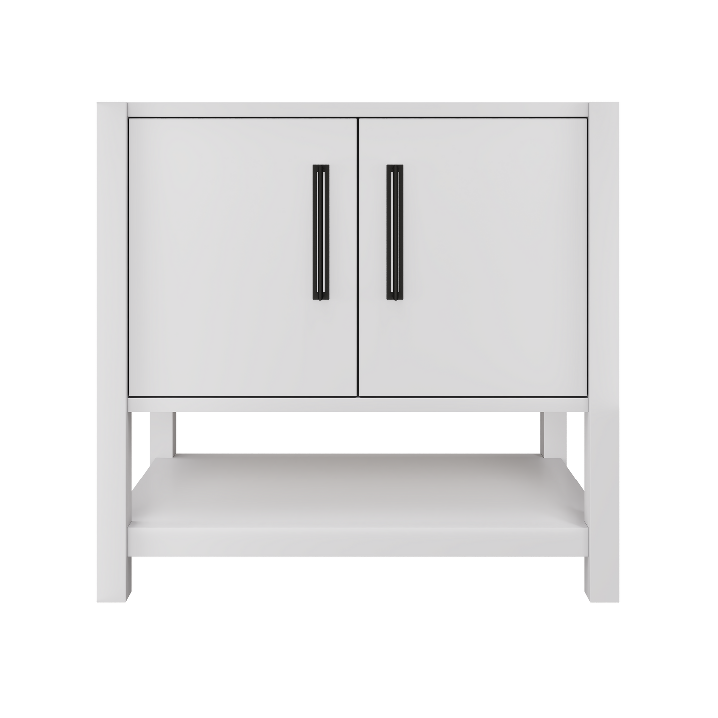kiawah-single-bath-vanity-36in Strong White Matte Black