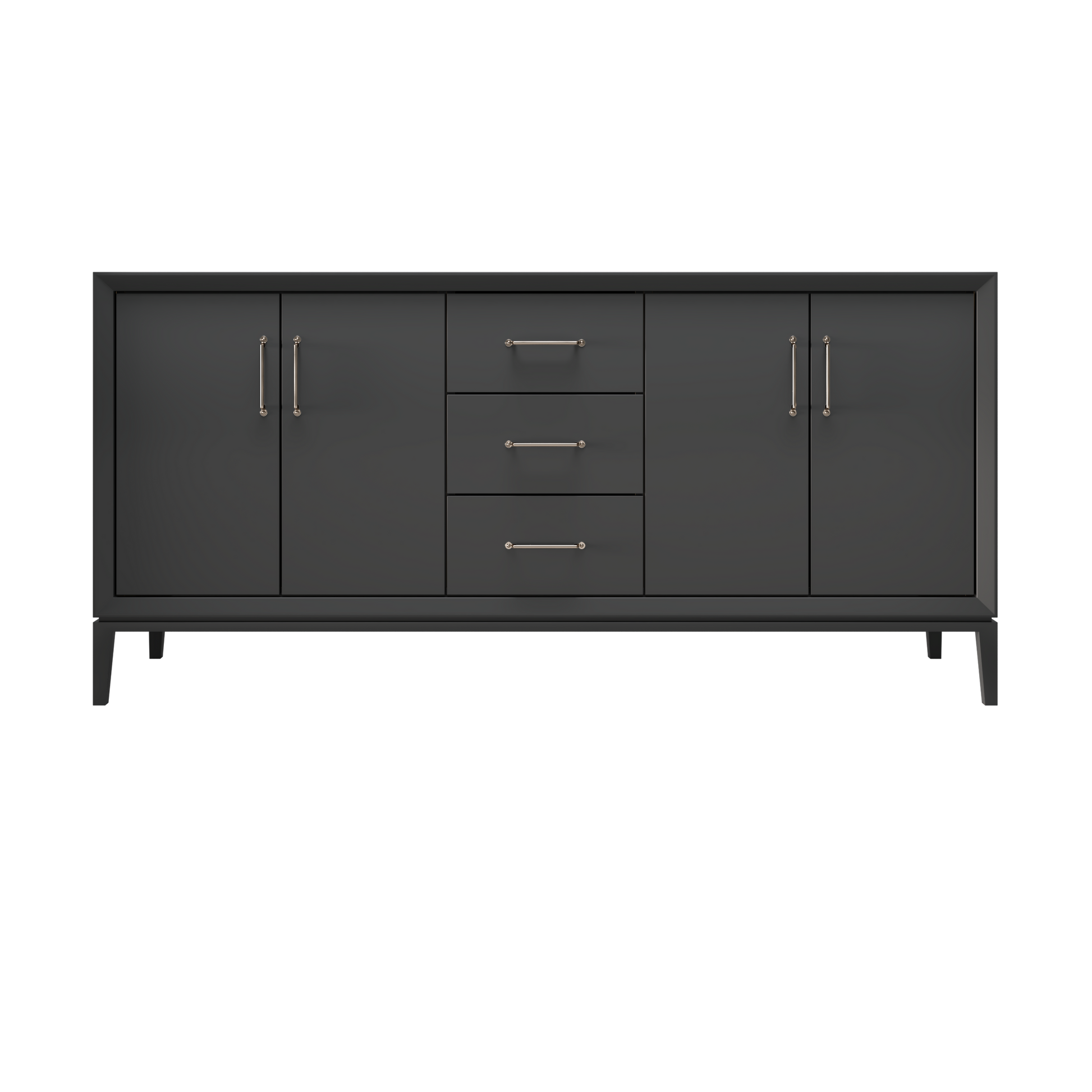 Off Black / 72" Wide / Satin Nickel