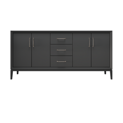 Off Black / 72" Wide / Satin Nickel