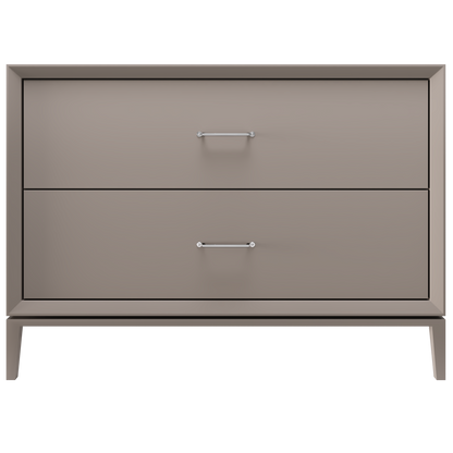Alexandra 2-Drawer 48" Single Vanity - Taos Taupe / Polished Chrome