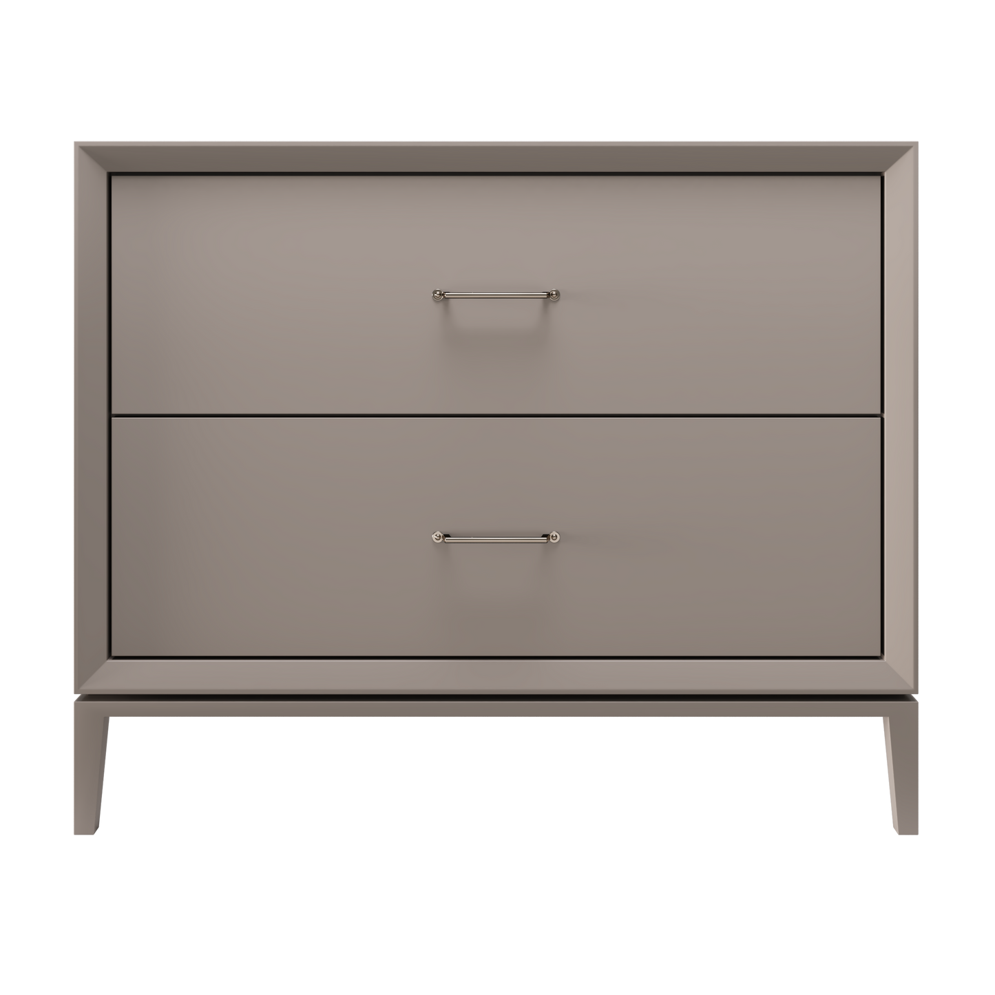 Alexandra 2-Drawer 42" Single Vanity - Taos Taupe / Satin Nickel