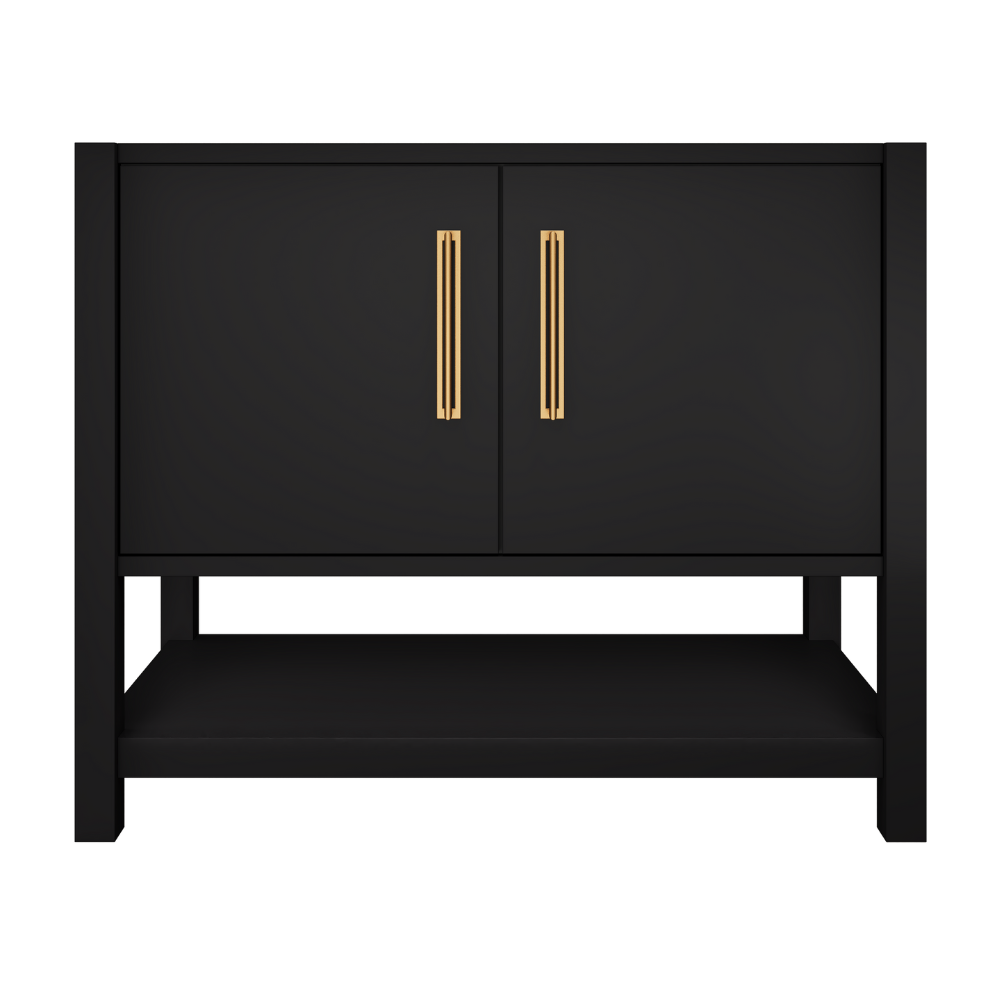 kiawah-single-bath-vanity-42in Noir Satin Gold