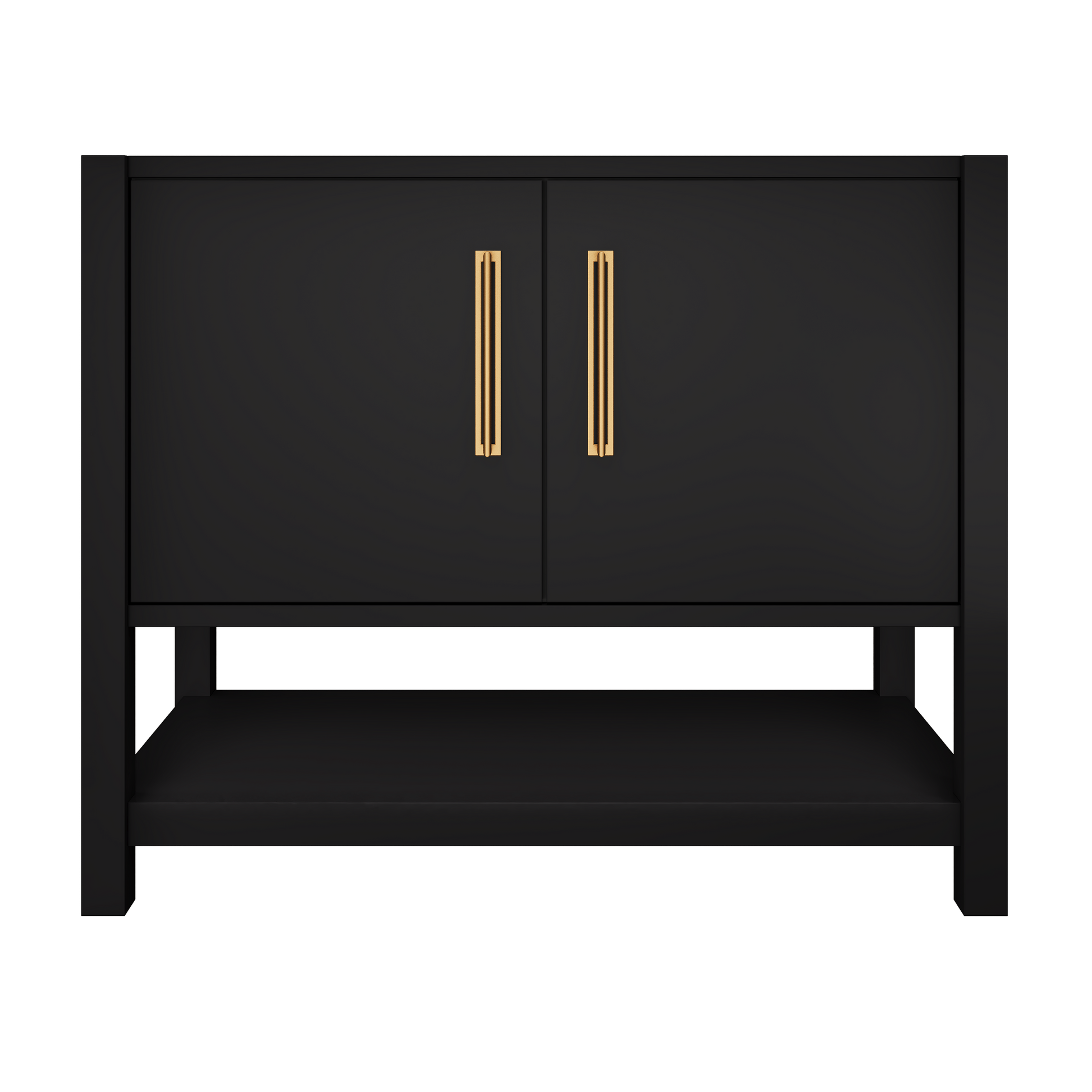 kiawah-single-bath-vanity-42in Noir Satin Gold