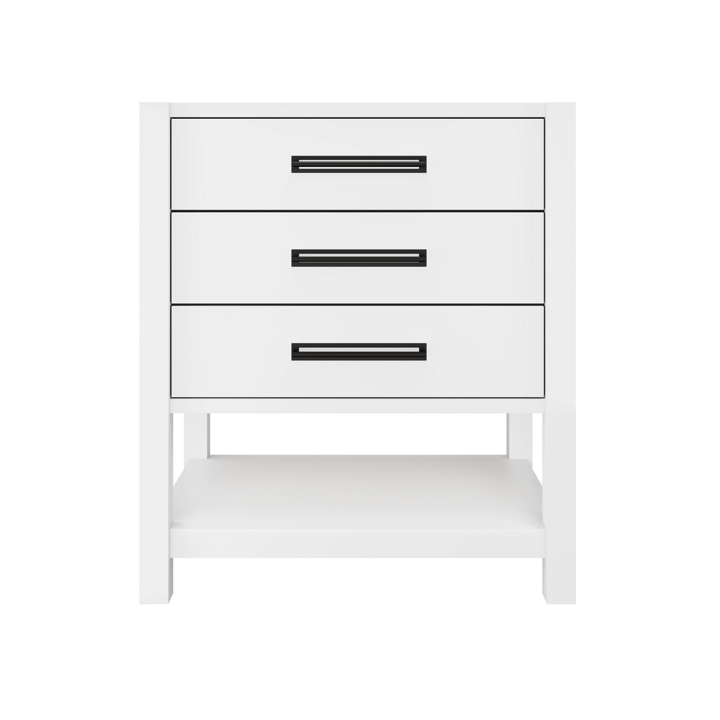 Vanderloc Kiawah Three-Drawer Single Bath Vanity — 30 Inch