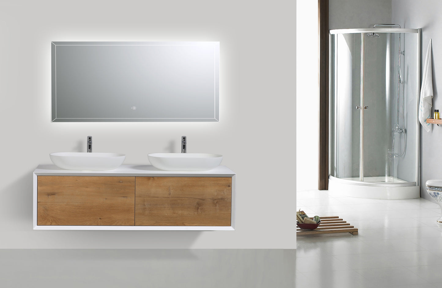 Tona Fiona 55 inch Floating Bathroom Vanity