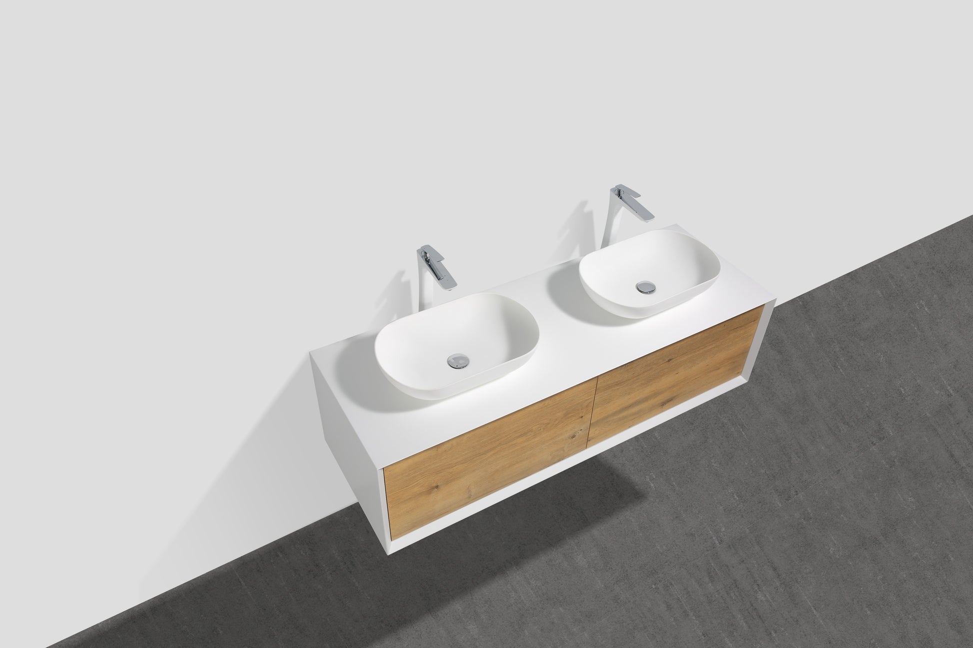 Tona Fiona Bathroom Vanity with Fumed Oak Finish
