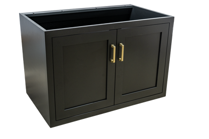 Trusty Wood Floating Inset Bathroom Vanity 30" with Two Doors