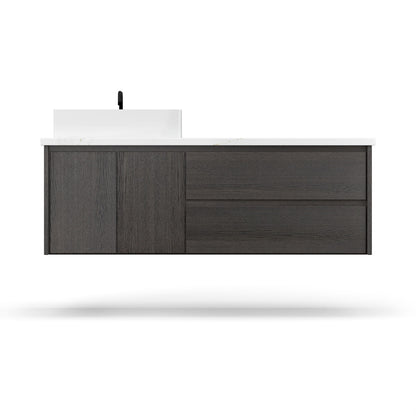 Gilded Single Left/Right Bath Floating Vanity