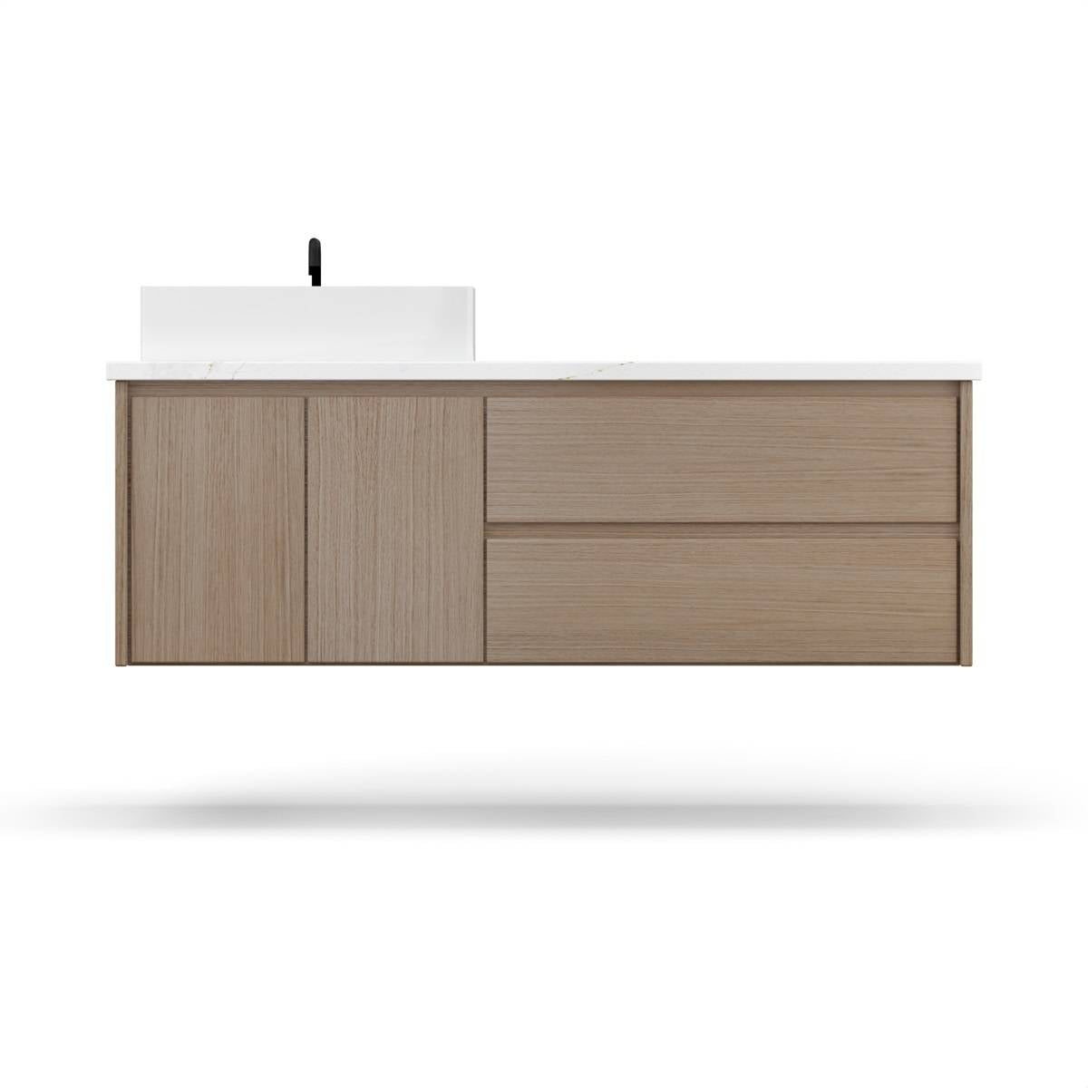 Gilded Single Left/Right Bath Floating Vanity