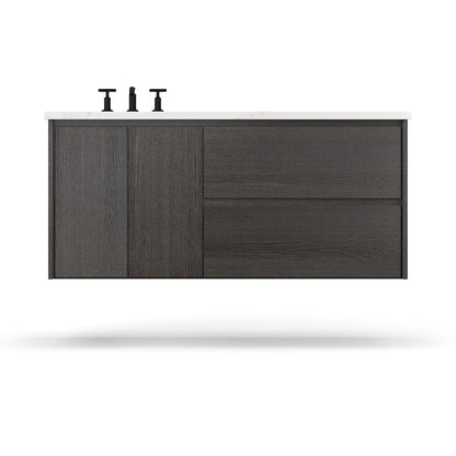 Gilded Single Left/Right Bath Floating Vanity