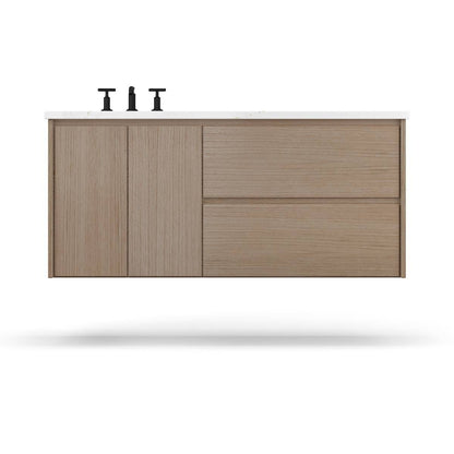Gilded Single Left/Right Bath Floating Vanity