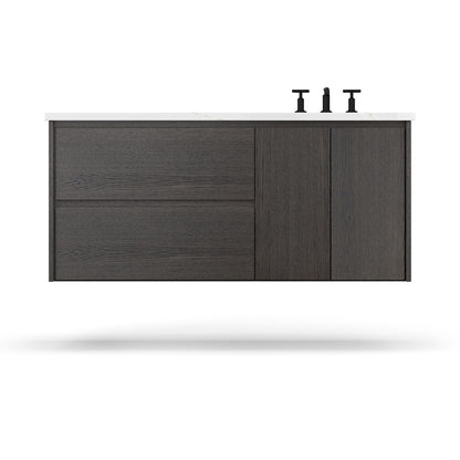 Gilded Single Left/Right Bath Floating Vanity