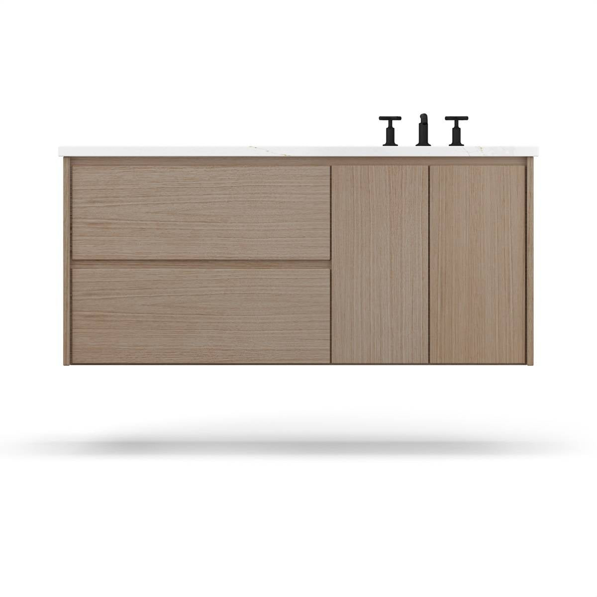 Gilded Single Left/Right Bath Floating Vanity