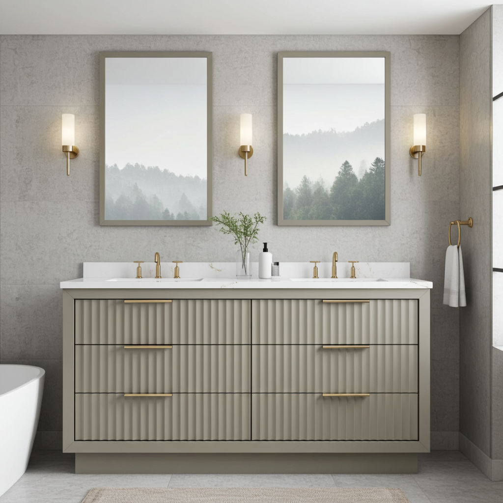 Vanderloc LeCrieú Double Drawer Bath Vanity