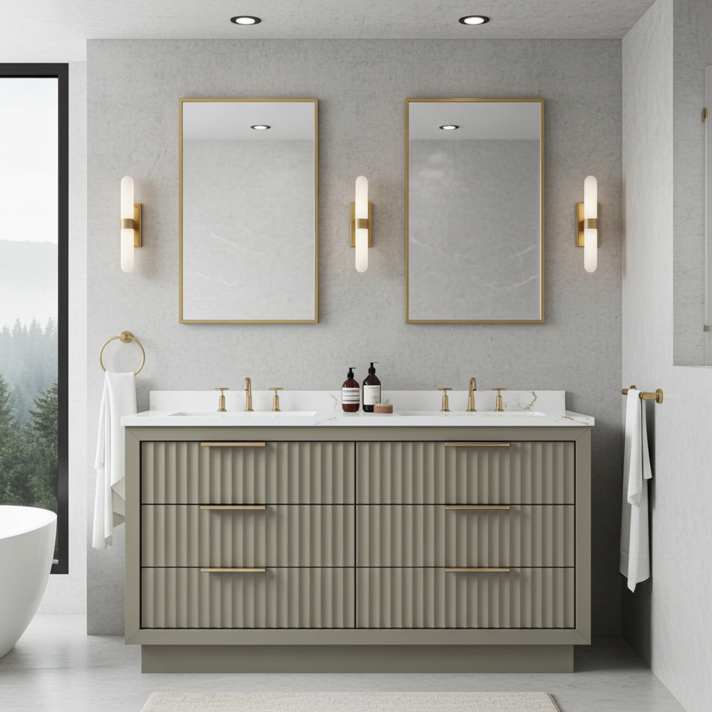 Vanderloc LeCrieú Double Drawer Bath Vanity