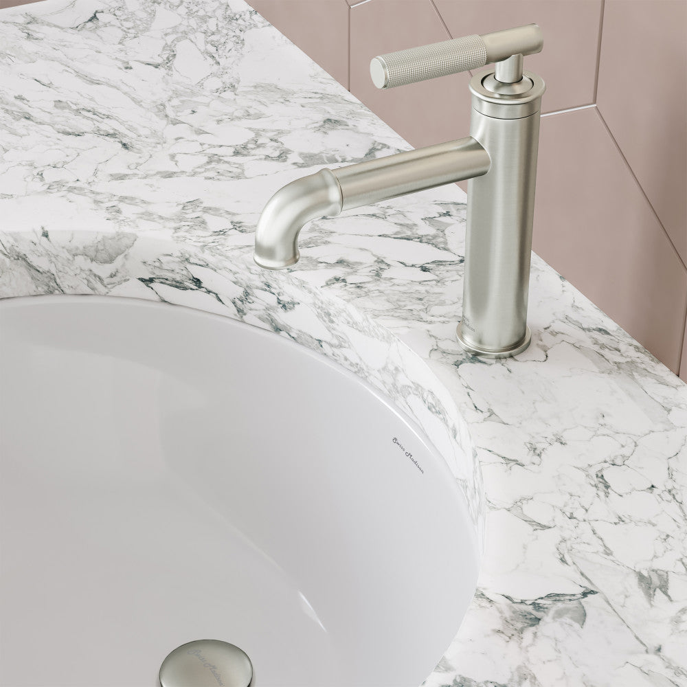 Swiss Madison Avallon single hole bathroom faucet in Brushed Nickel, SM-BF90BN