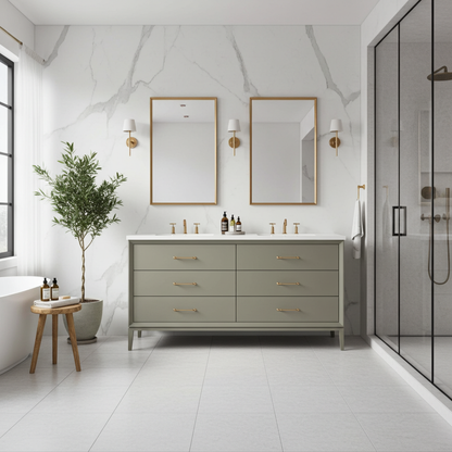 Vanderloc Alexandra Double Drawer Bath Vanity