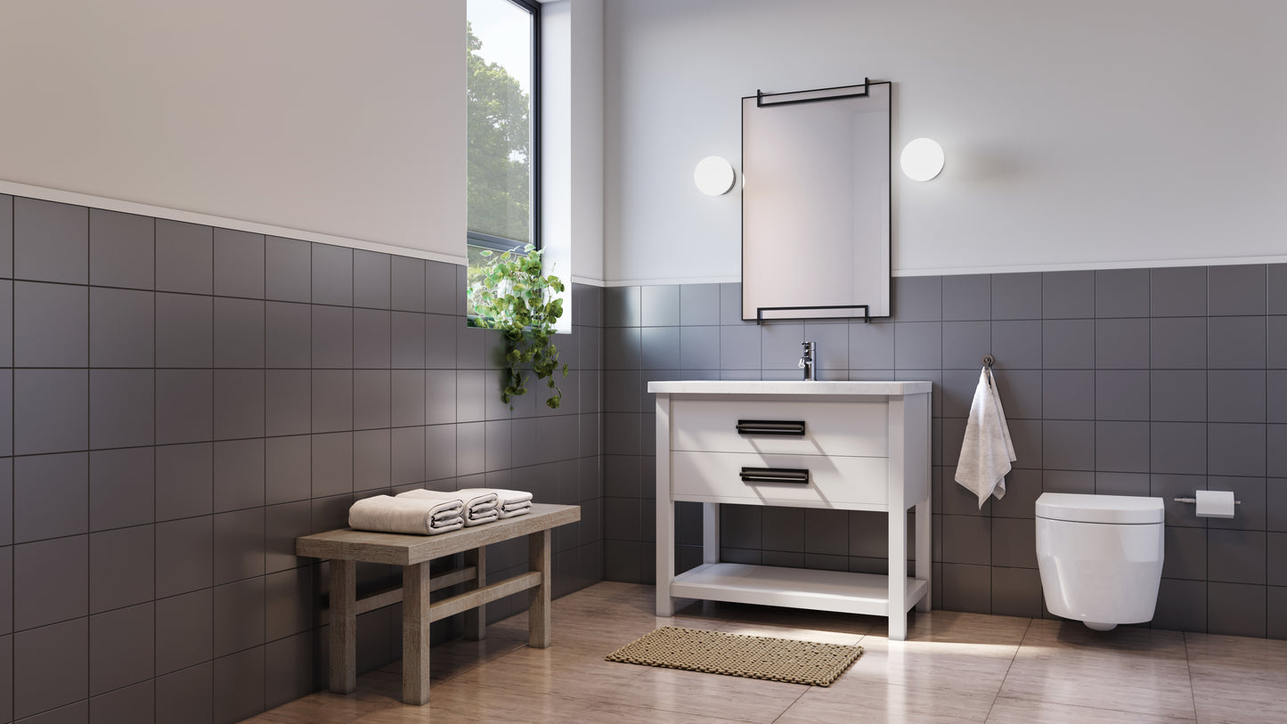Vanderloc Kiawah Two-Drawer Single Bath Vanity