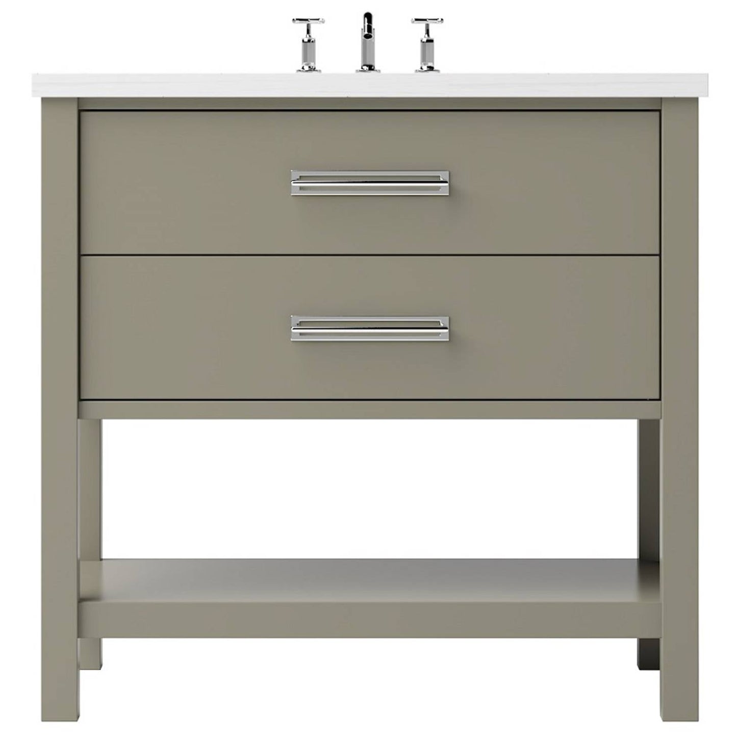 Vanderloc Kiawah Two-Drawer Single Bath Vanity — 30 Inch
