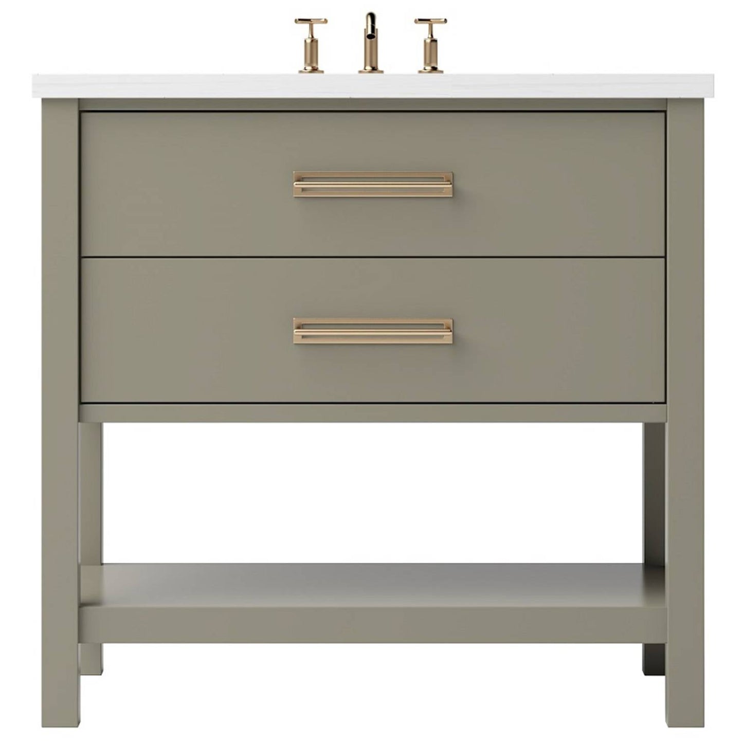 Vanderloc Kiawah Two-Drawer Single Bath Vanity — 48 Inch