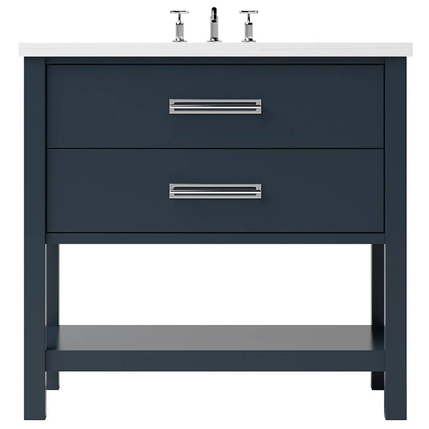 Vanderloc Kiawah Two-Drawer Single Bath Vanity — 30 Inch