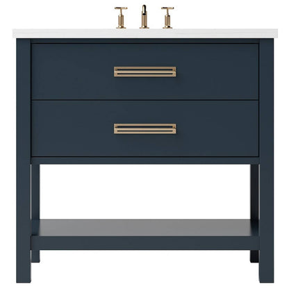 Vanderloc Kiawah Two-Drawer Single Bath Vanity — 36 Inch