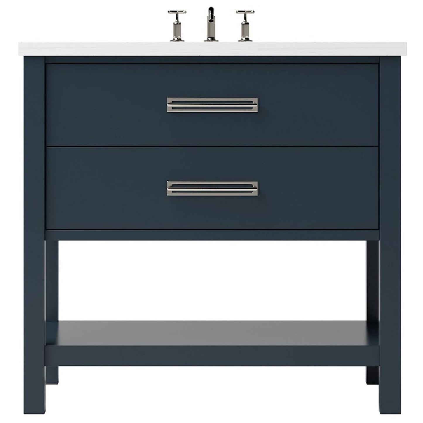 Vanderloc Kiawah Two-Drawer Single Bath Vanity — 36 Inch