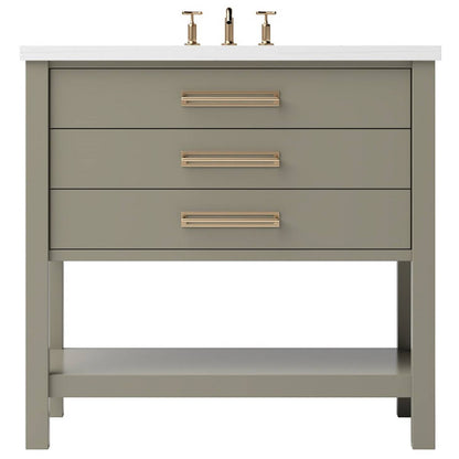 Vanderloc Kiawah Three-Drawer Single Bath Vanity — 48 Inch