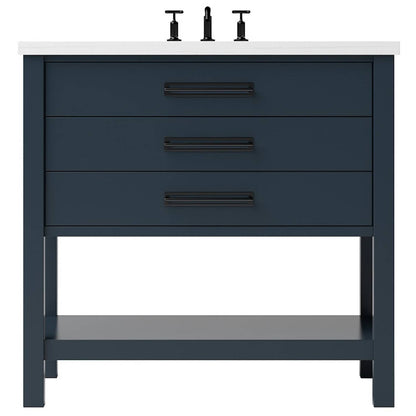 Vanderloc Kiawah Three-Drawer Single Bath Vanity — 48 Inch