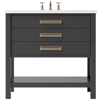 Kiawah Three-Drawer Single Bath Vanity
