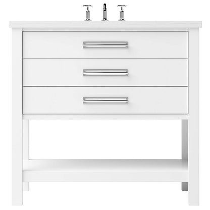 Kiawah Three-Drawer Single Bath Vanity