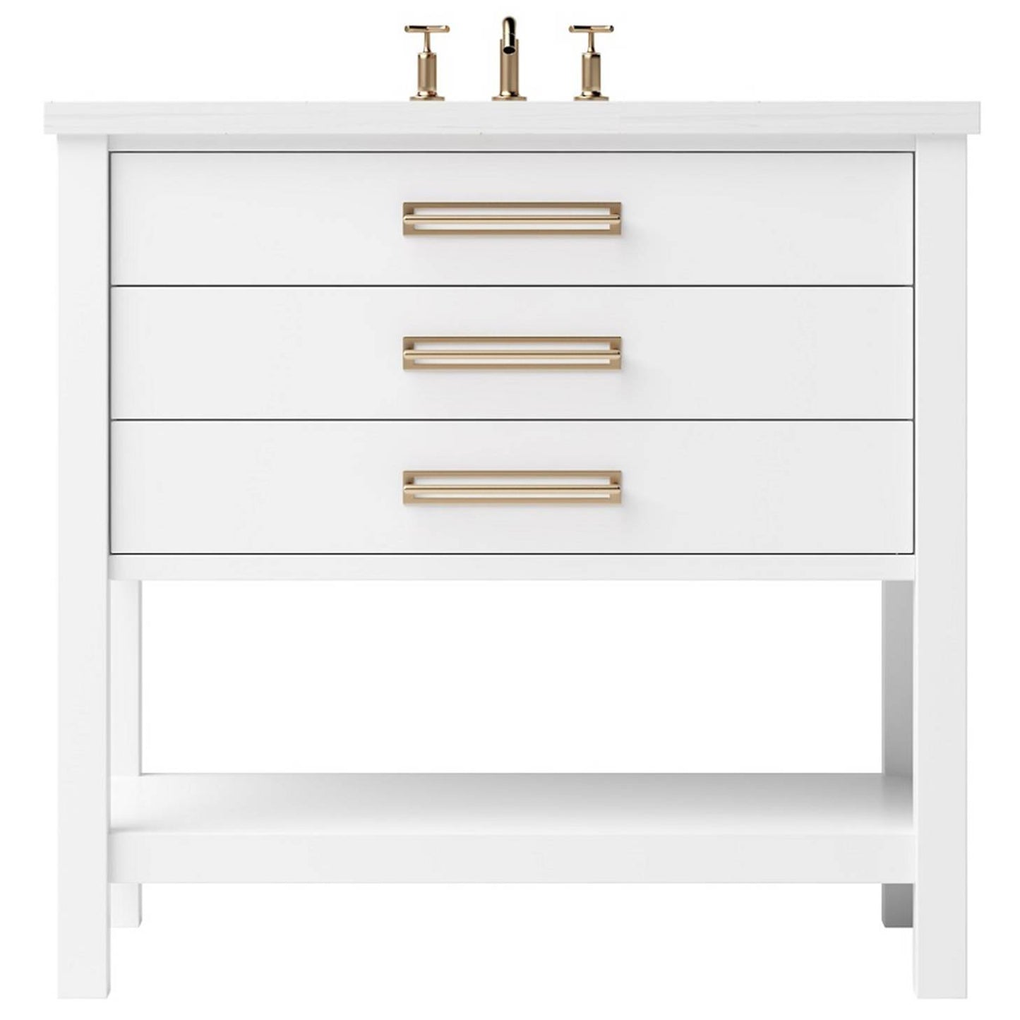 Kiawah Three-Drawer Single Bath Vanity
