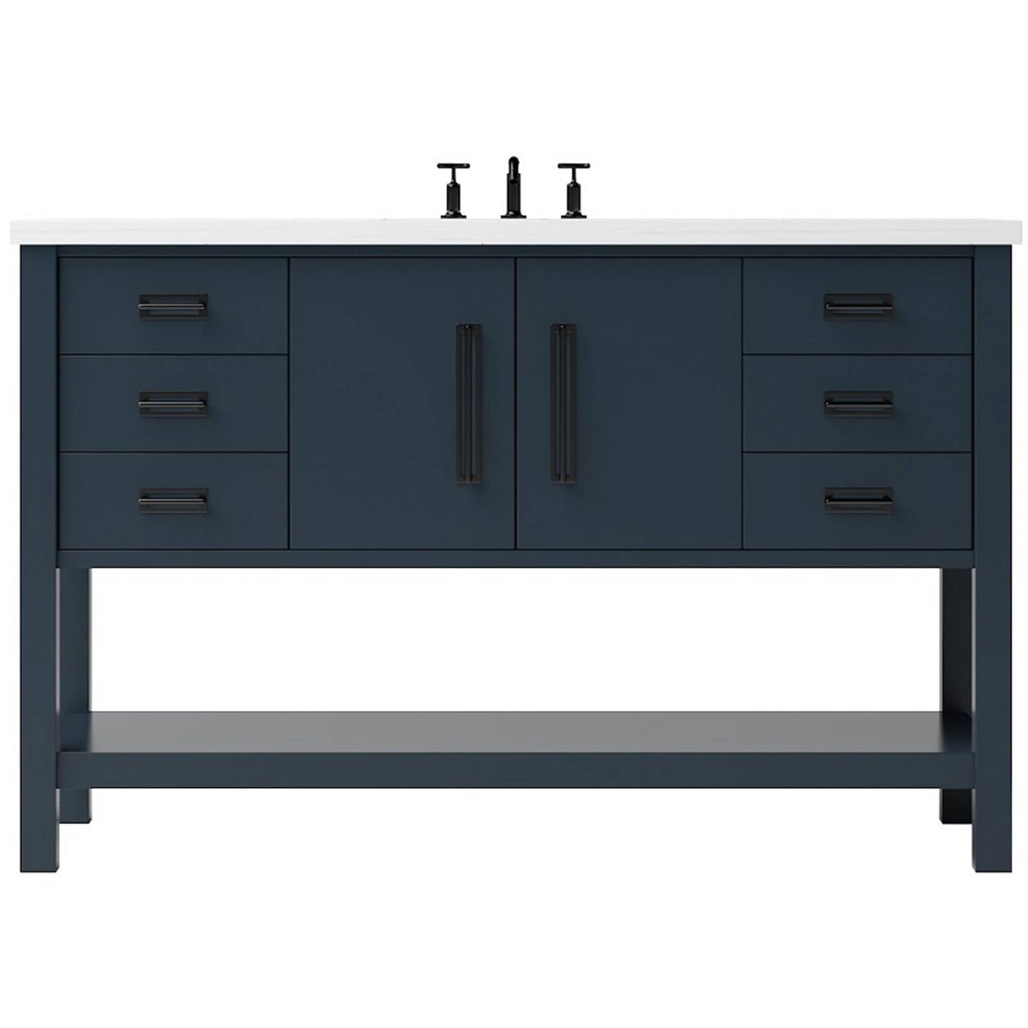 Vanderloc Kiawah Single Extra Wide Bath Vanity — 54 Inch