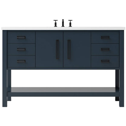 Vanderloc Kiawah Single Extra Wide Bath Vanity — 54 Inch
