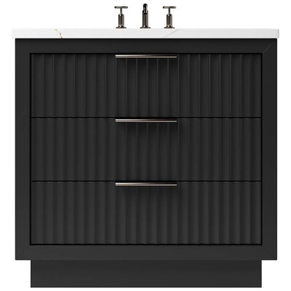 LeCrieú Three-Drawer Single Bath Vanity