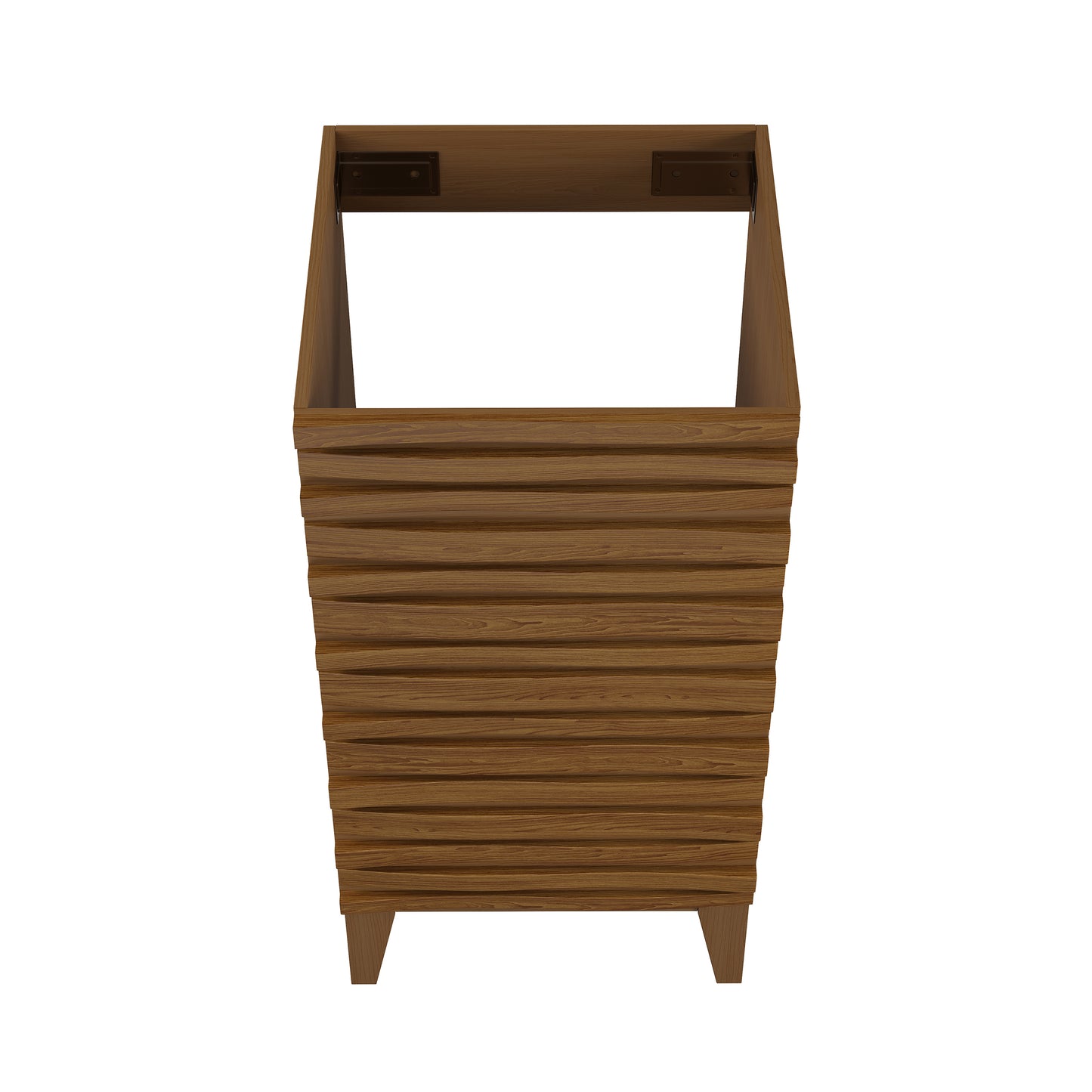 Swiss Madison, Cascade 18” Bathroom Vanity in Brown Oak- Cabinet Only