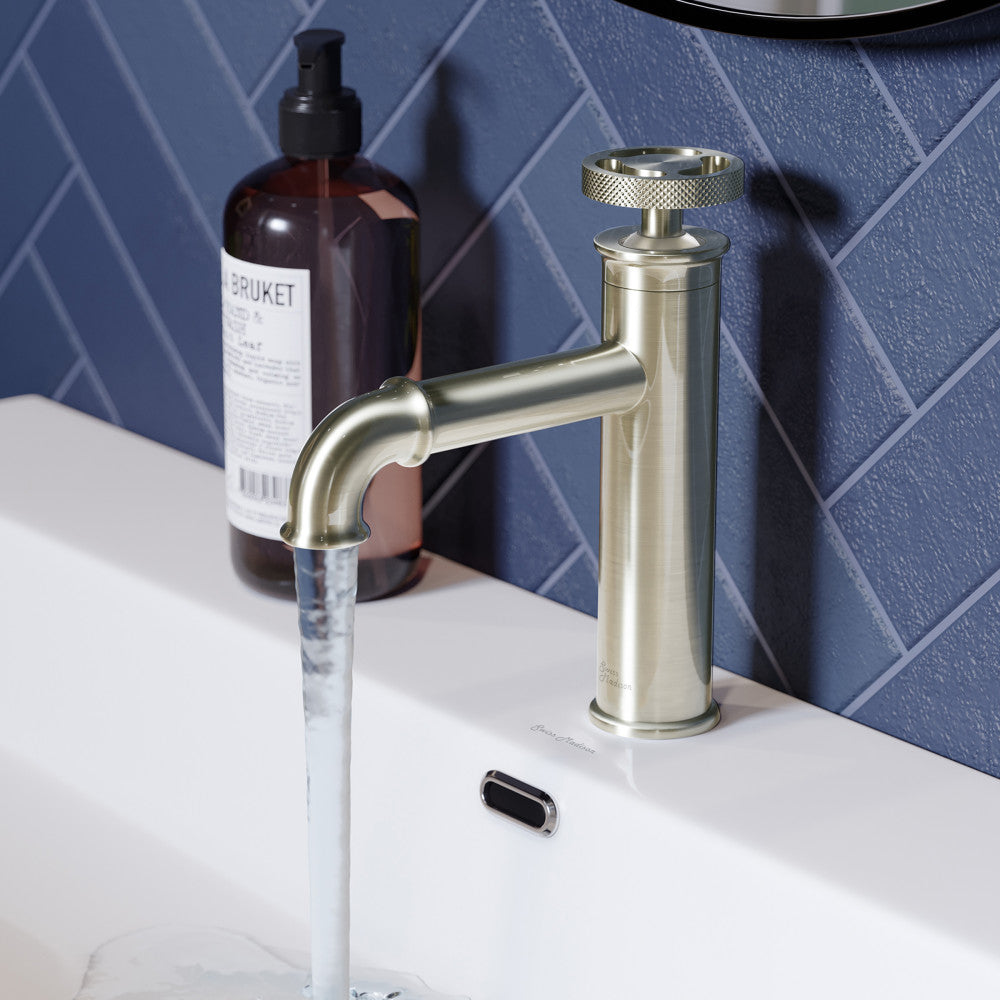 Swiss Madison Avallon single hole bathroom faucet in Brushed Nickel, SM-BF80BN