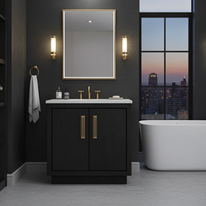 Vanderloc Avalon Single Bath Vanity (Top and Faucet Not Included)