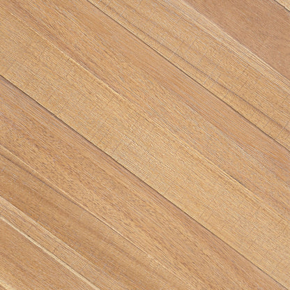 Close-up of Acacia wood texture for the Vinnova, Karachi 72" Double Sink Bath Vanity in Acacia Classic Gray with White Grain Composite Stone Top