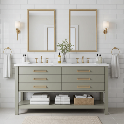 Vanderloc Kiawah Double Drawer Bath Vanity