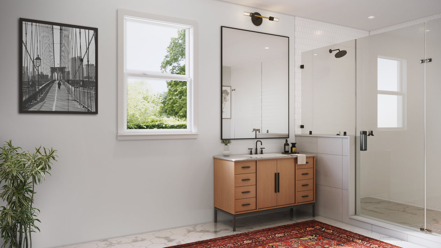 Vanderloc Rift White Oak bathroom vanity — view 21