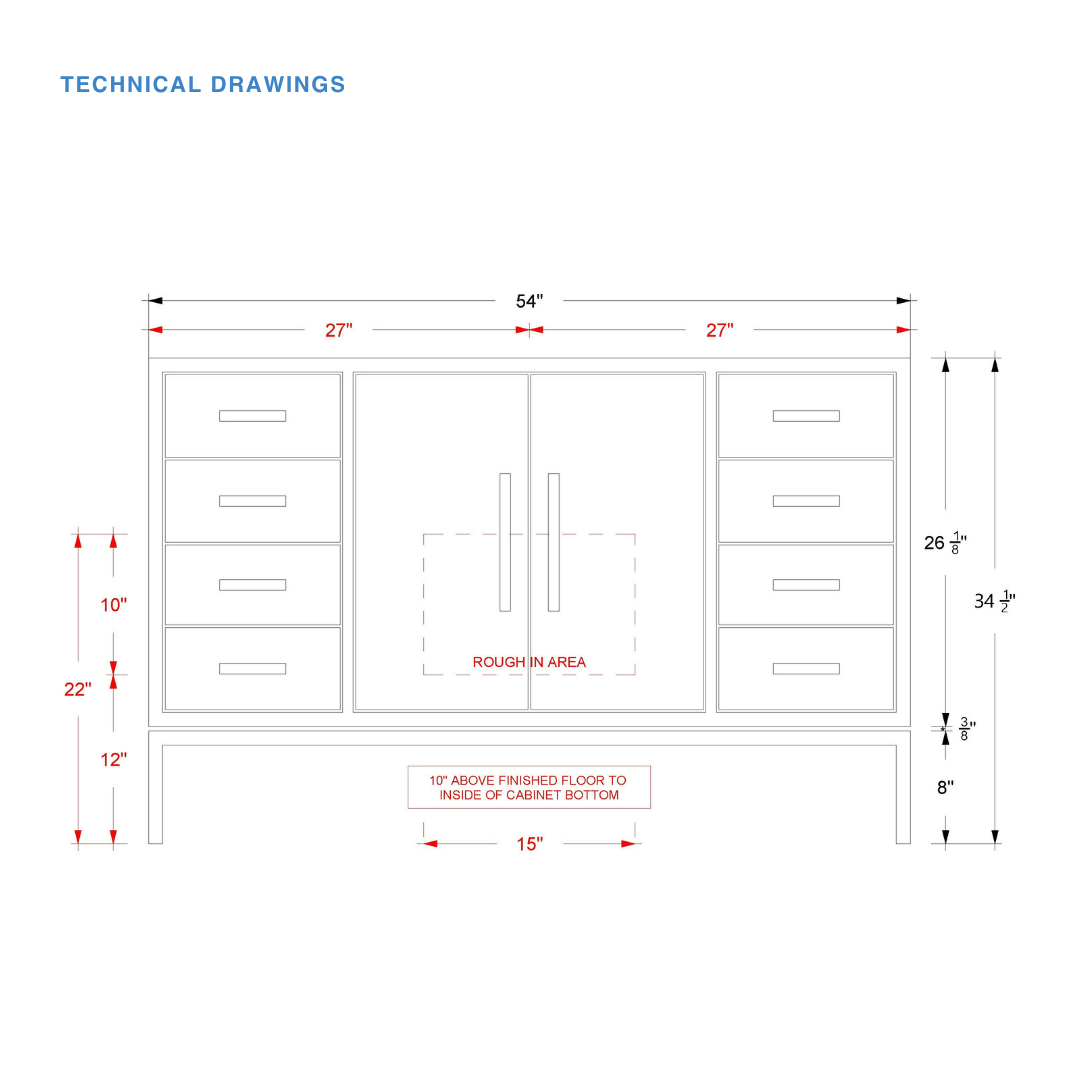 Vanderloc Rift White Oak bathroom vanity — view 17
