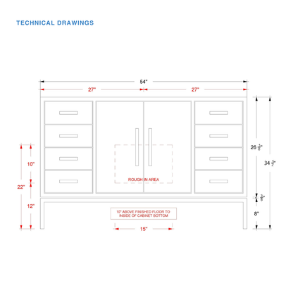 Vanderloc Rift White Oak bathroom vanity — view 17