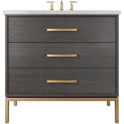Rift White Oak Three-Drawer Single Bath Vanity