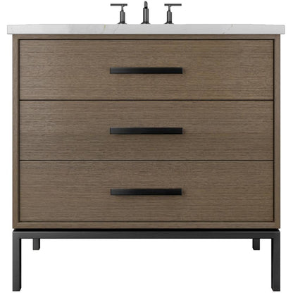 Rift White Oak Three-Drawer Single Bath Vanity
