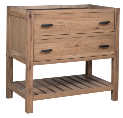 Trusty Wood Studio Bathroom Vanity 36" with Two Drawers