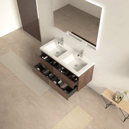 Tona Angela double sink vanity lifestyle