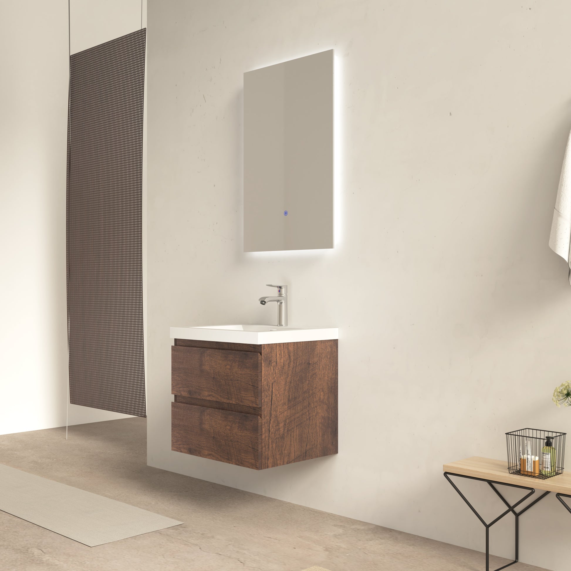 Tona Angela bathroom vanity side profile