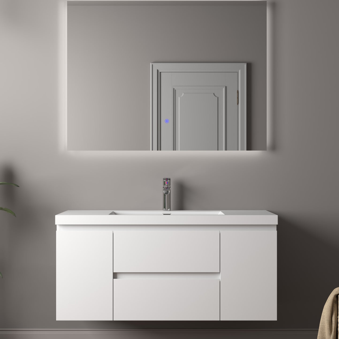Tona Angela vanity in bathroom setting