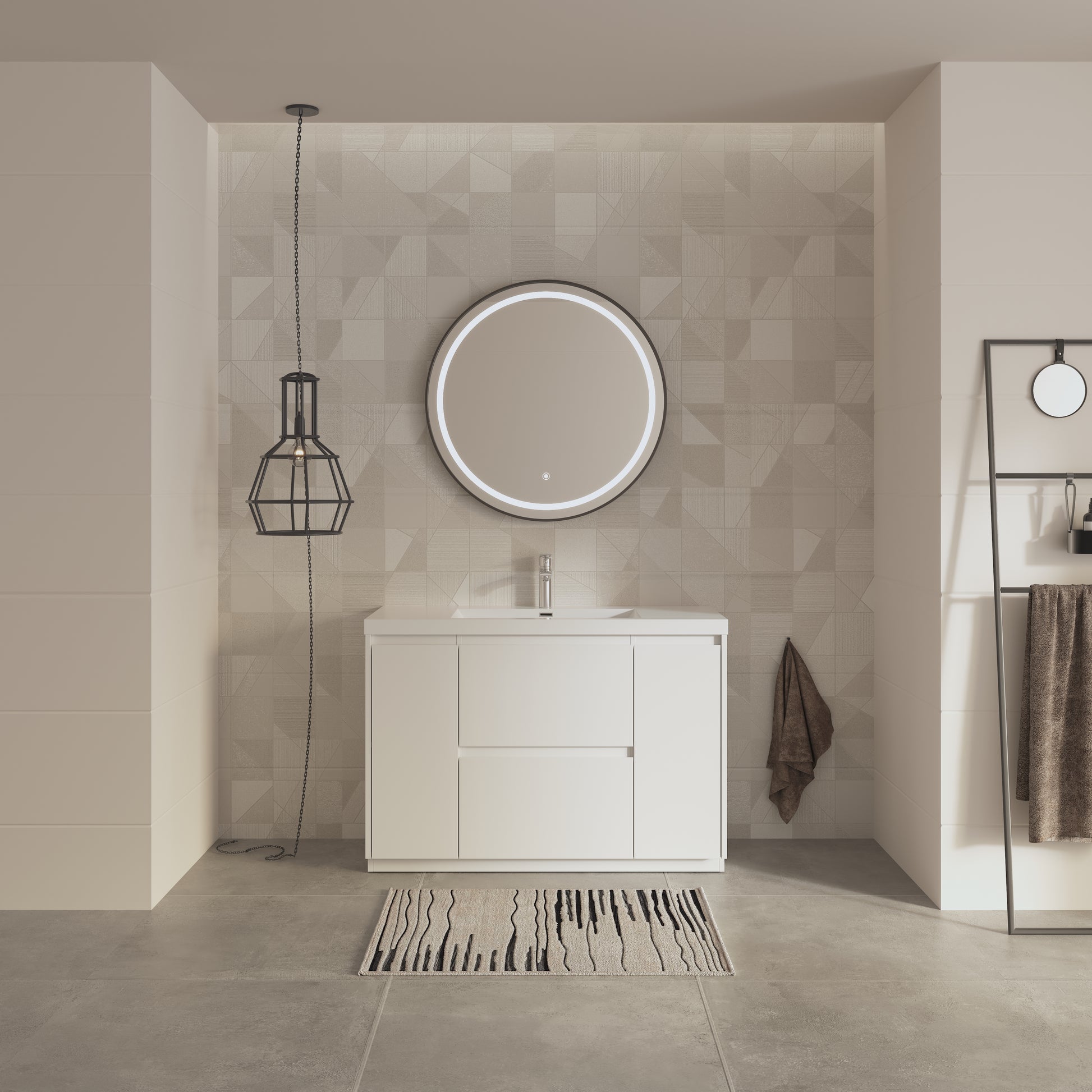 Tona Angela-T vanity with basin close-up